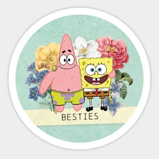 Spongebob and Patrick Sticker